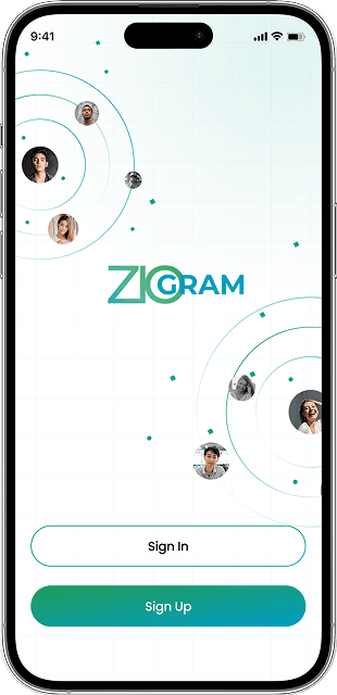 Ziogram App Discovery Screen